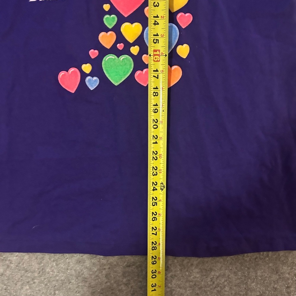 Vintage 80s 90s Idaho Heart Rainbow Single Stitch Preppy T Shirt Adult XL - Picture 7 of 9